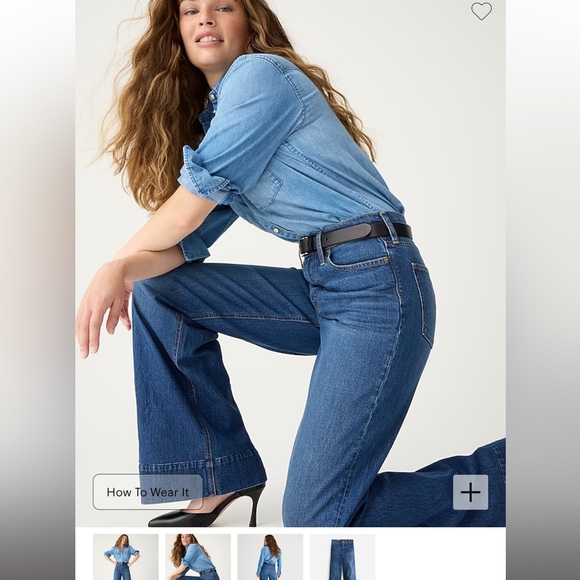 NWT Wide-Legged J.Crew Trouser - Picture 4 of 6